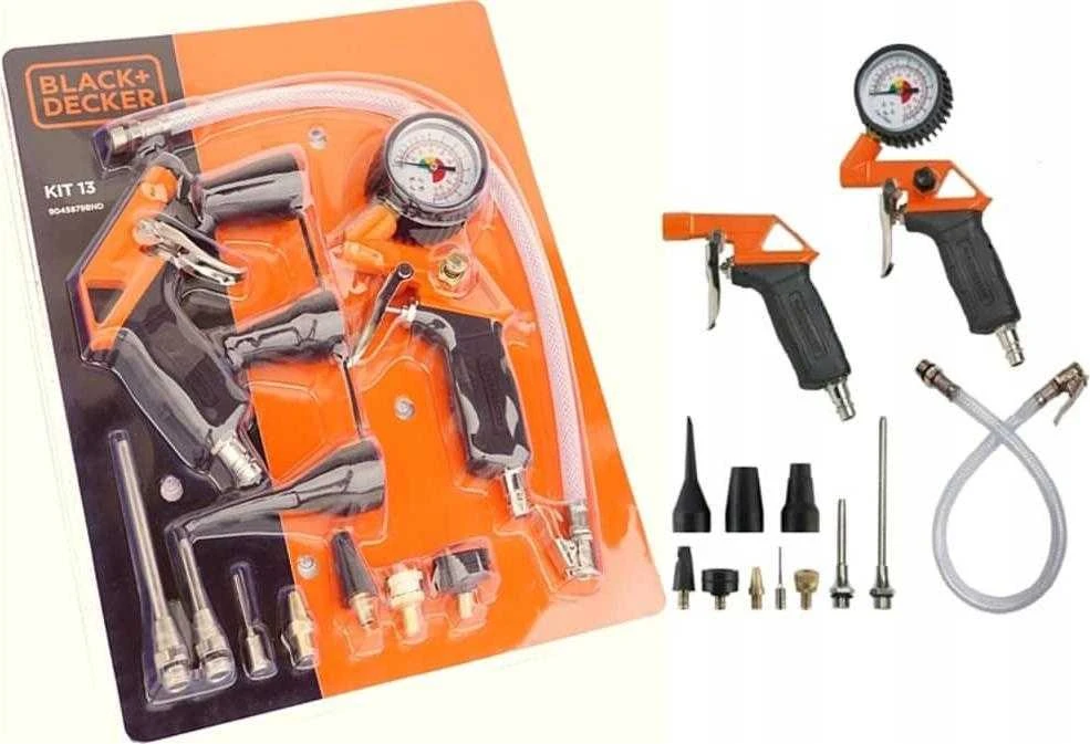 Black & Decker Pneumatinių įrankių komplektas B&D 9045879BND, 13 vnt