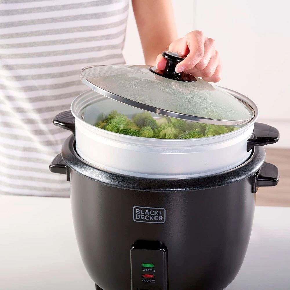Black & Decker juodas+decker Rice cooker Juodas & Decker BXRC1800E