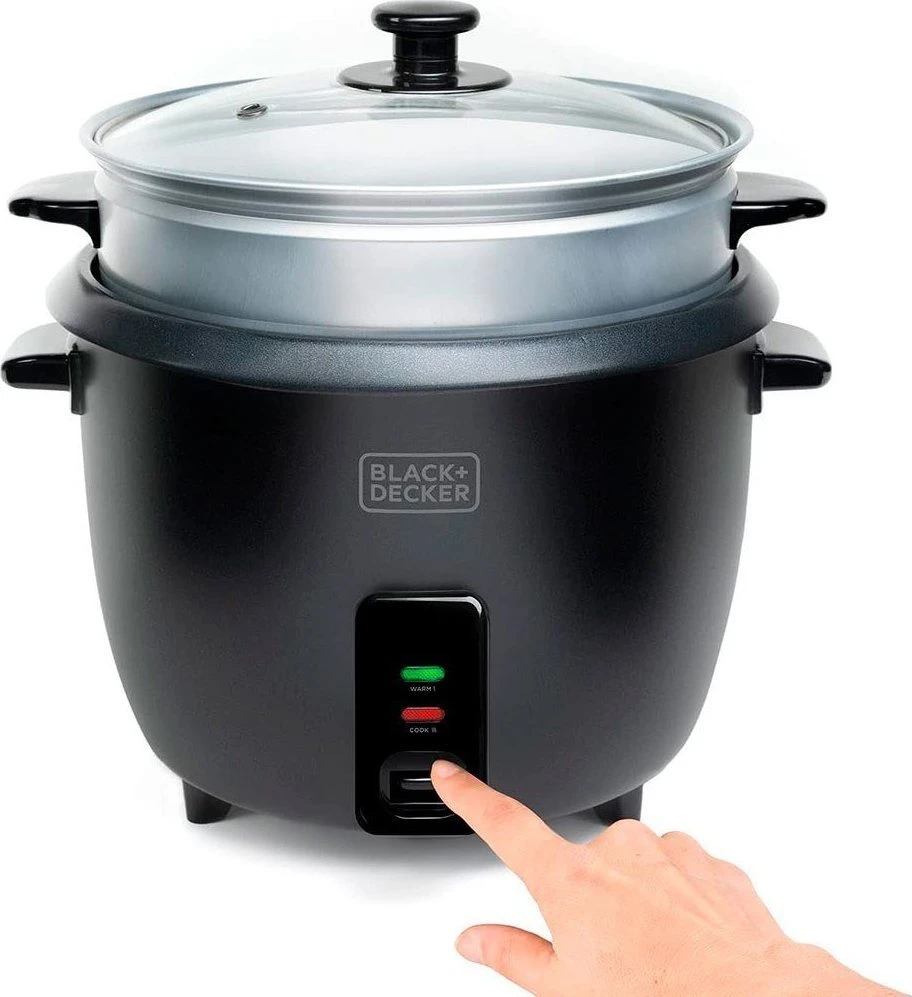 Black & Decker juodas+decker Rice cooker Juodas & Decker BXRC1800E