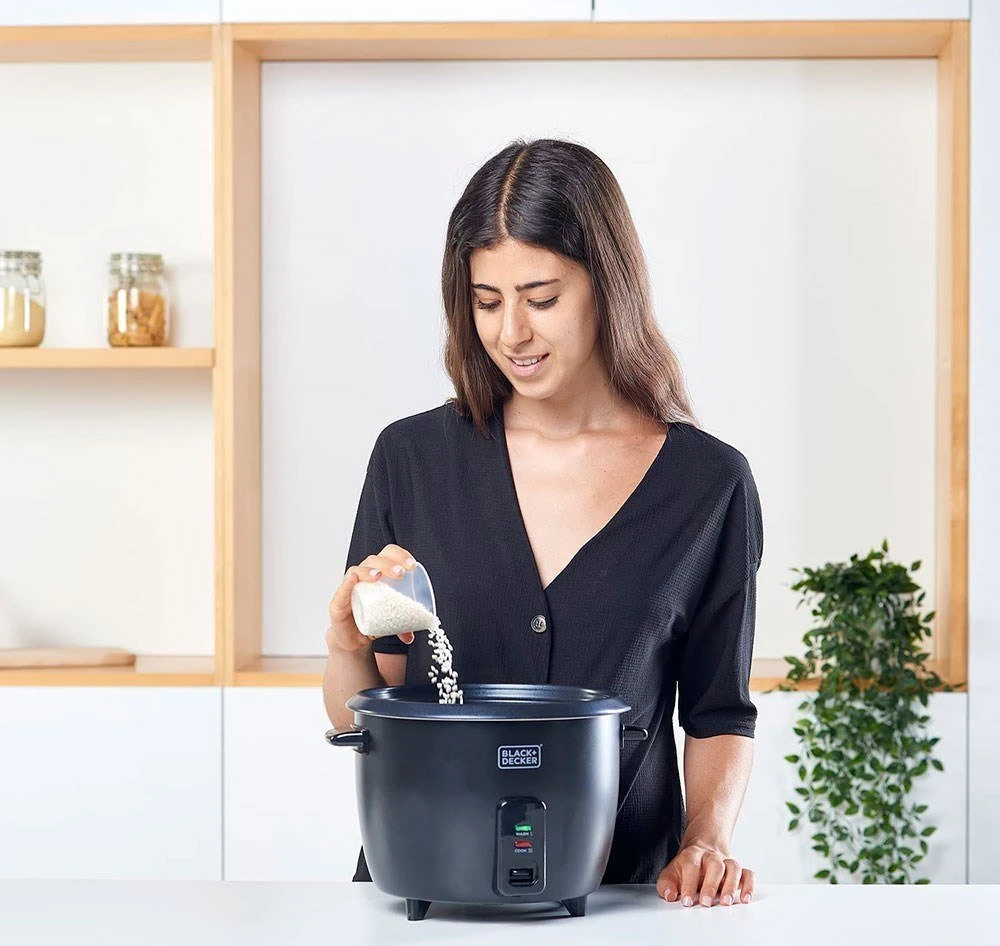 Black & Decker juodas+decker Rice cooker Juodas & Decker BXRC1800E