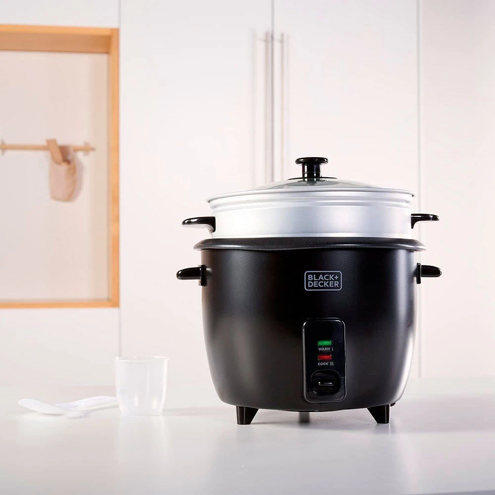 Black & Decker juodas+decker Rice cooker Juodas & Decker BXRC1800E