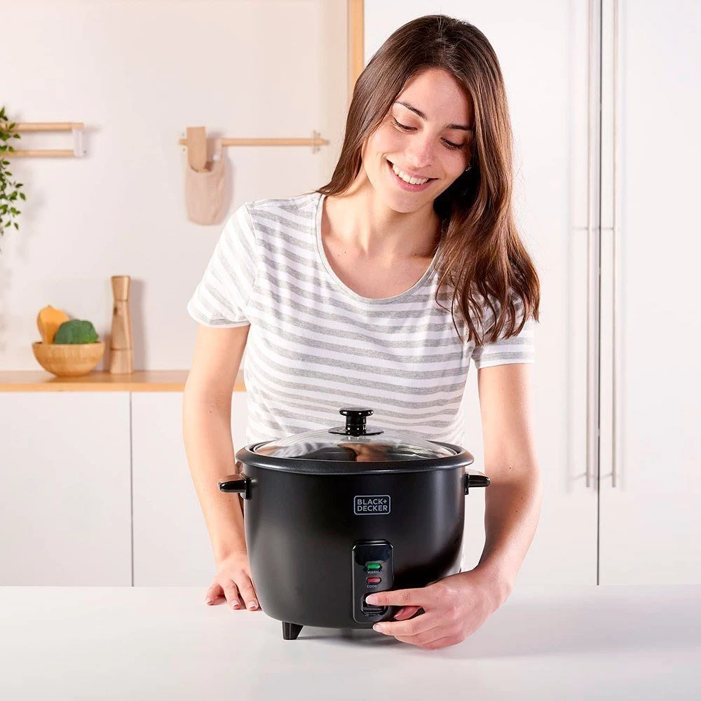 Black & Decker juodas+decker Rice cooker Juodas & Decker BXRC1800E