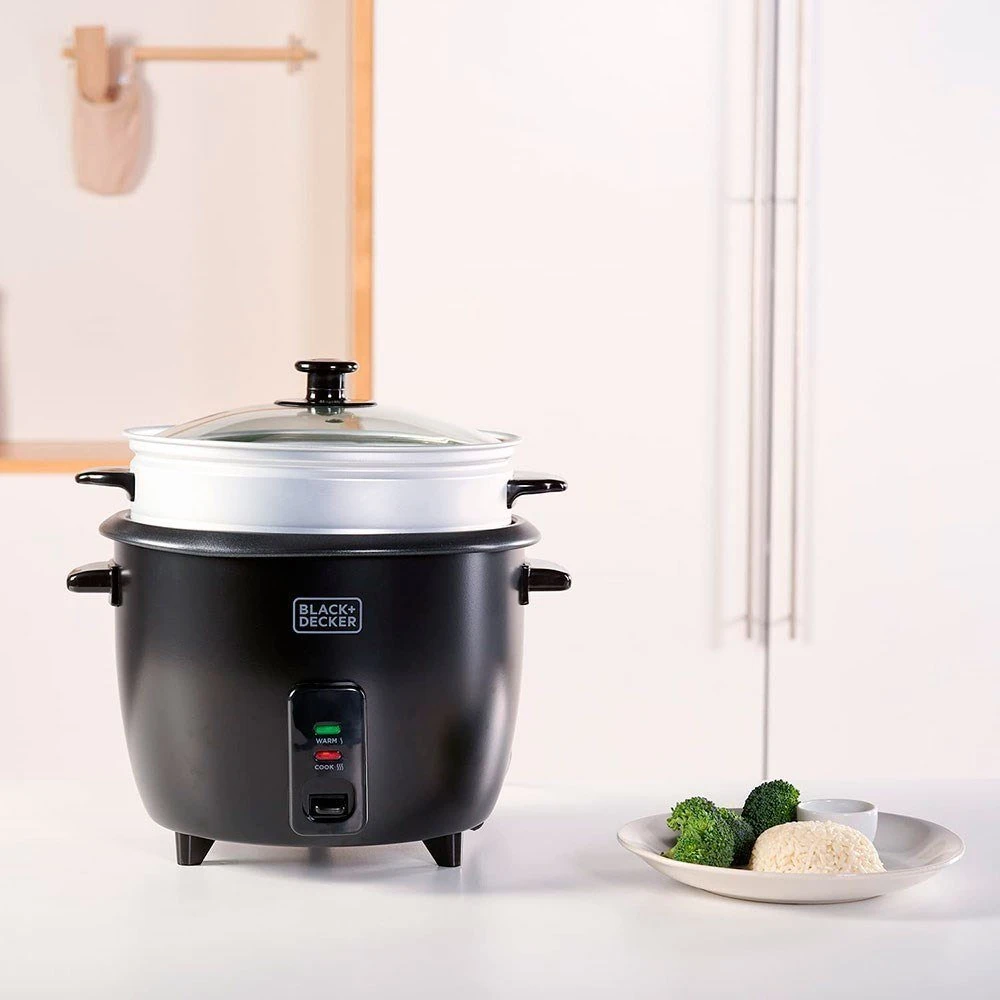 Black & Decker juodas+decker Rice cooker Juodas & Decker BXRC1800E