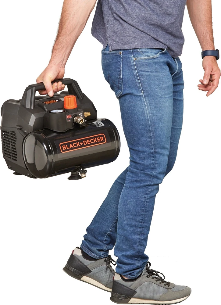 Black & Decker Juodas & Decker Oro kompresorius Juodas & Decker BXCMX106HE, 750 W, 230 V