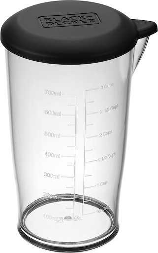 Black & Decker Juodas & Decker Maišytuvas Juodas & Decker BD BLENDER 7,2V 2w1 Juodas BCKM1012KB