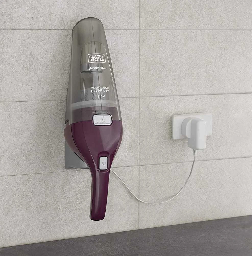 Black & Decker Juodas & Decker Dulkių Siurblys - Juodas & Decker NVC115W, Pilkas, Violetinis