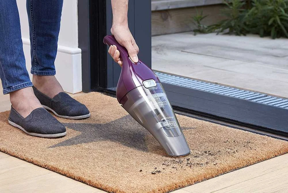 Black & Decker Juodas & Decker Dulkių Siurblys - Juodas & Decker NVC115W, Pilkas, Violetinis