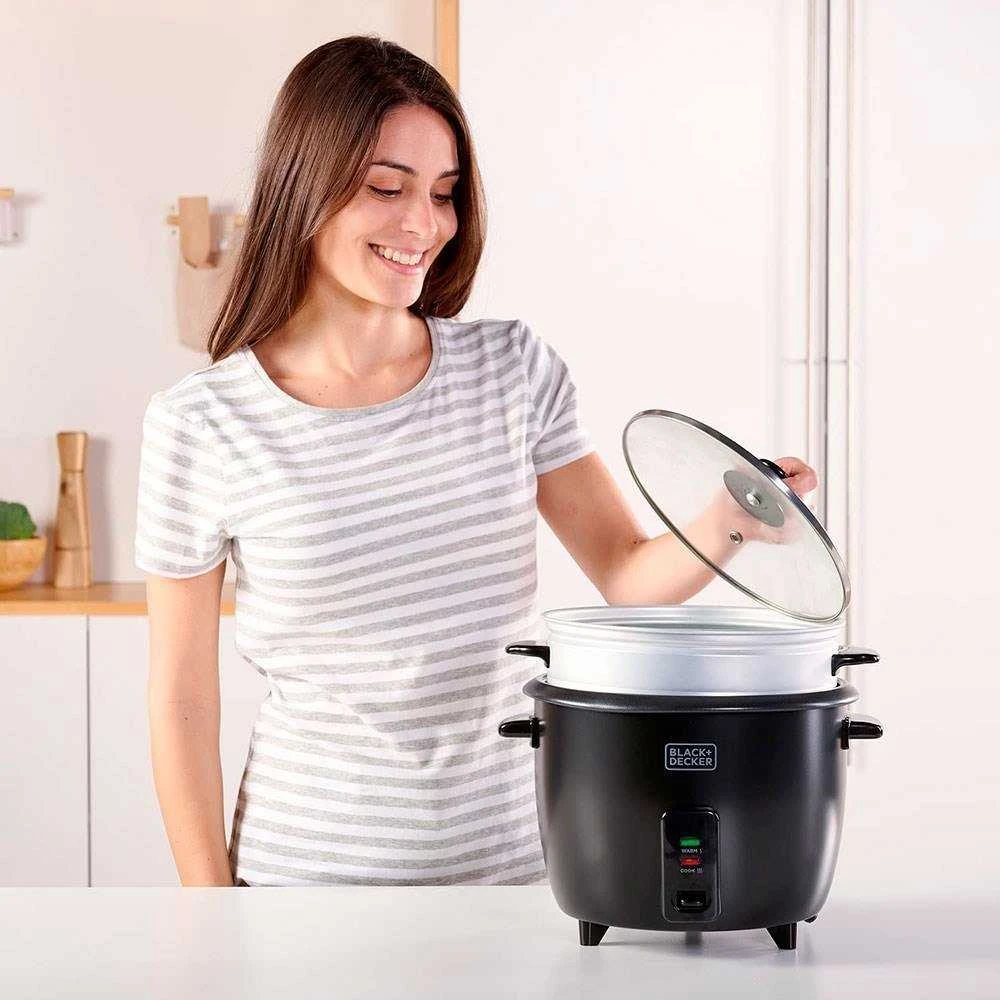 Black & Decker juodas+decker Rice cooker Juodas & Decker BXRC1800E