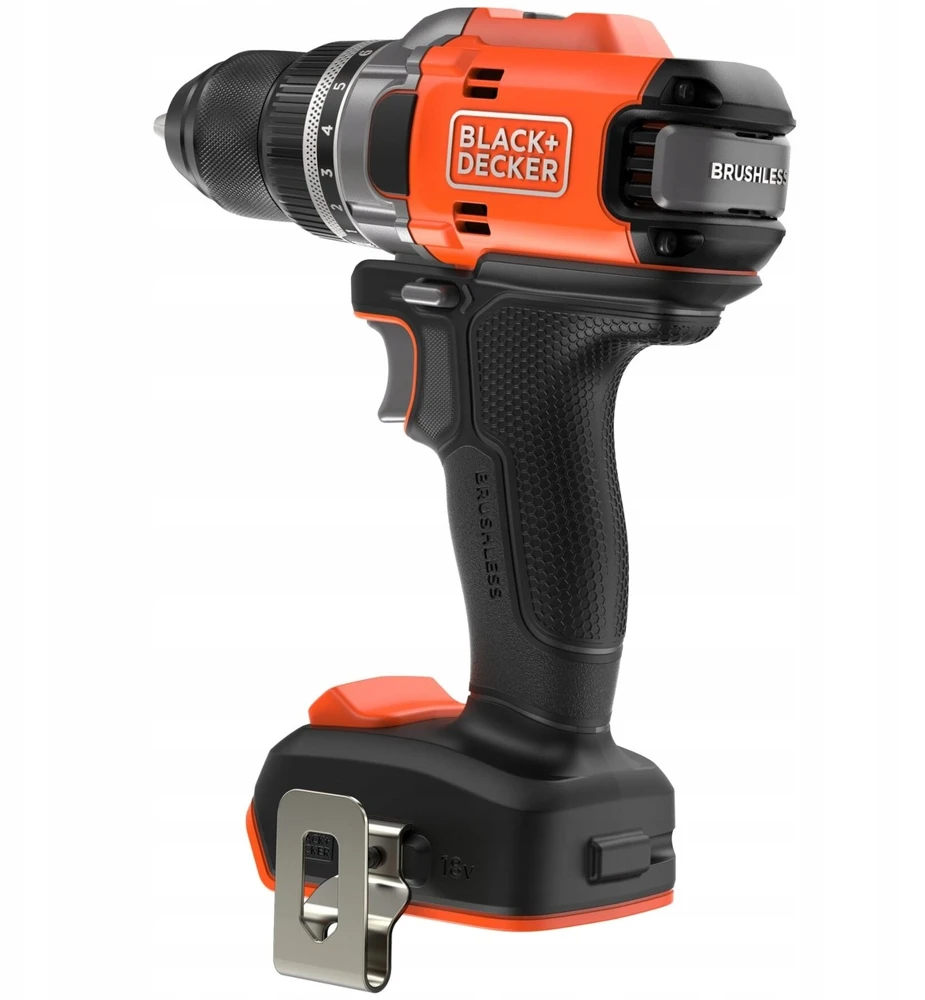 juodas+decker Cordless Drill Driver 18V BLD682XN-XJ Juodas+DECKER