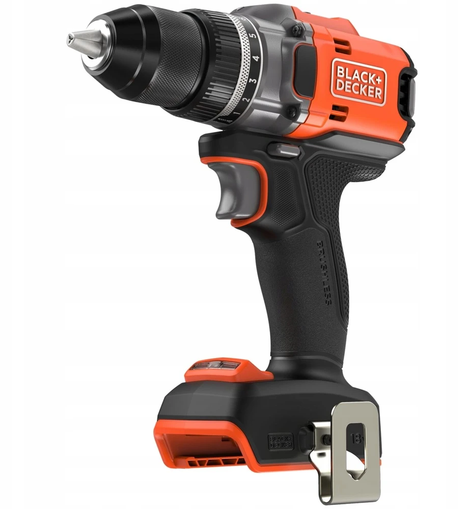 juodas+decker Cordless Drill Driver 18V BLD682XN-XJ Juodas+DECKER