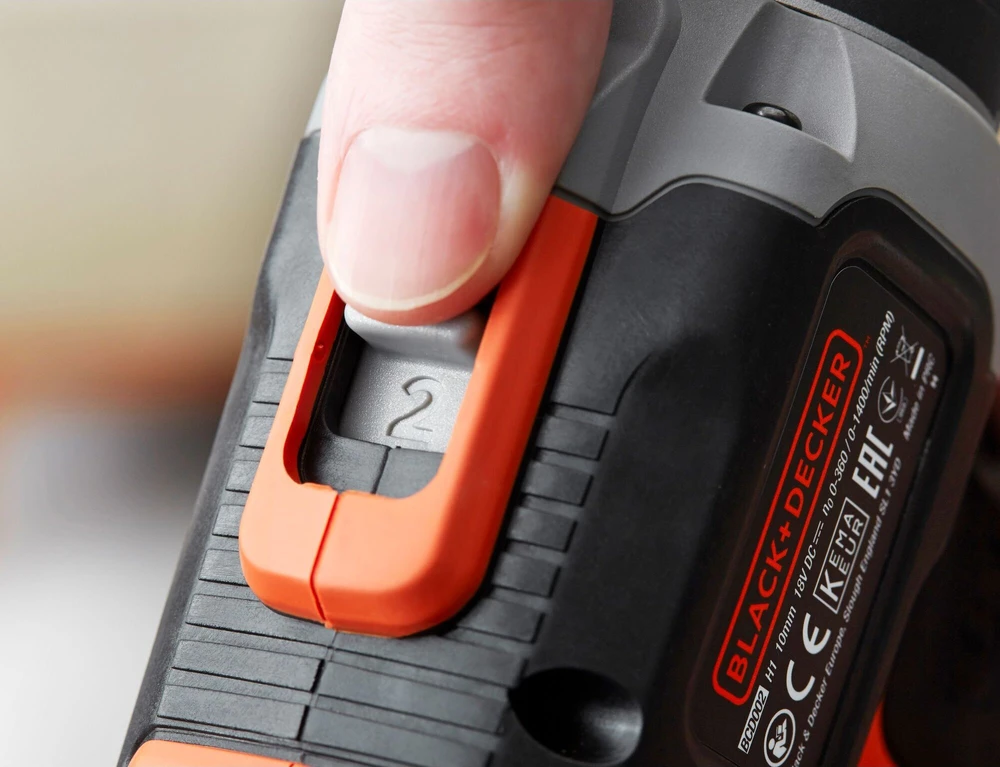 Akumuliatorinis gręžtuvas Black&Decker BCD003MEM2K-QW,18V, 2x2,5Ah