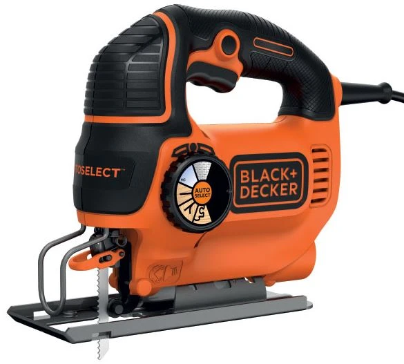 Black & Decker Siaurapjūklis KS801SEK 80 mm 550 W, Kitbox, Juodas & Decker