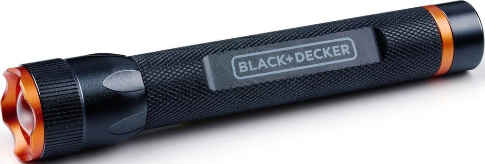 BLACK +  DECKER Juodas + DECKER LATARKA TAKTYCZNA aliumininės 3,5W 200LUMENÓW Juodas + DECKER