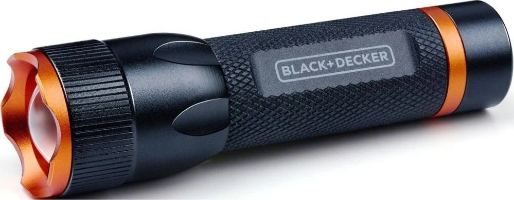 Black & Decker Juodas & Decker LATARKA TAKTYCZNA aliumininės 1W 60LUMENÓW Juodas+ DECKER