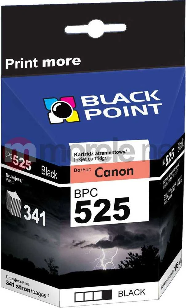 Black Point Juodas Point Ink Juodas Point rašalas BPC525Bk / PGI-525Bk (juodas)