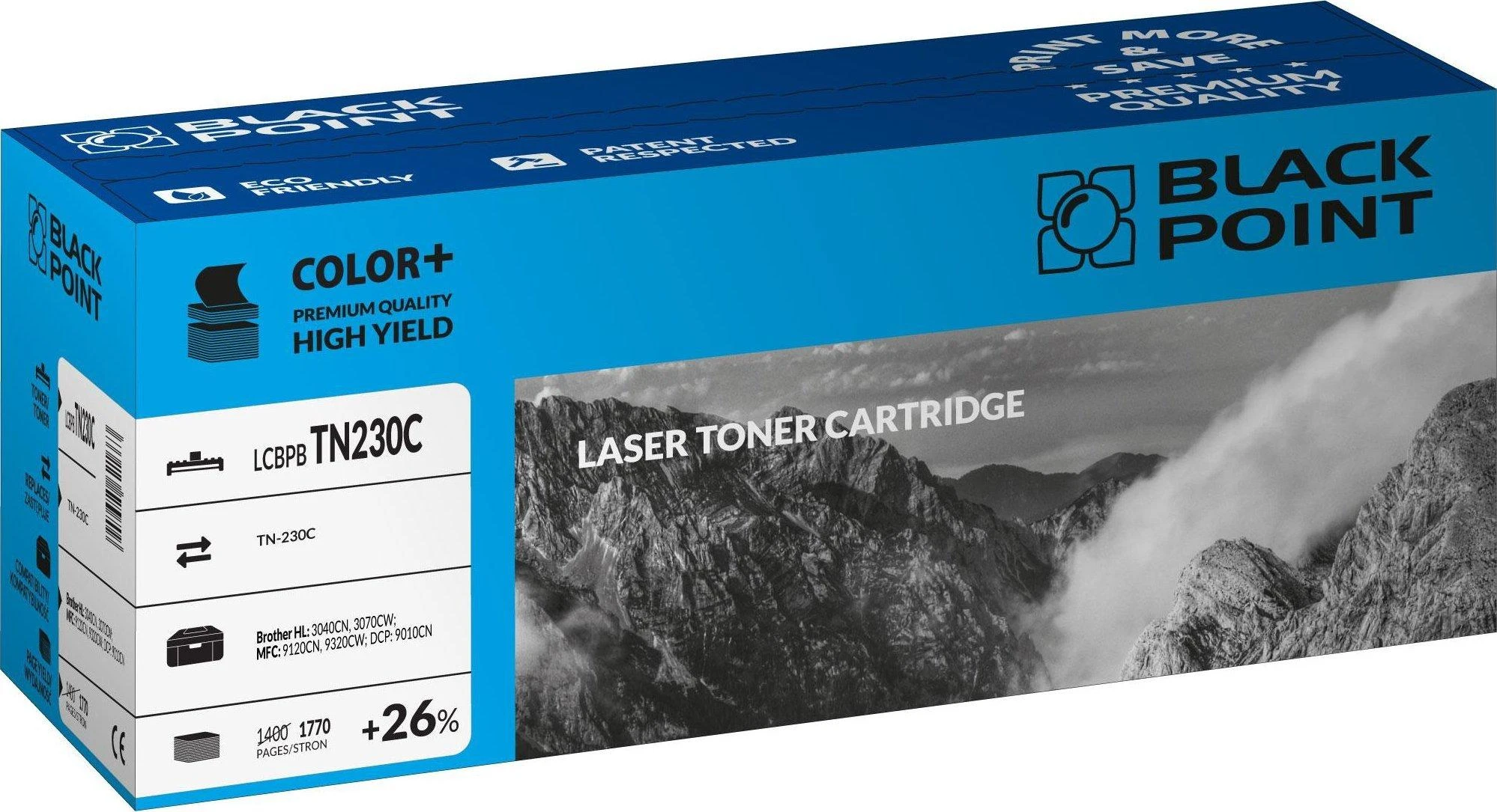 Black Point Juodas Point Toneris Juodas Point LCBPBDN230C Cyan Addition TN-230 (LCBPBTN230C)