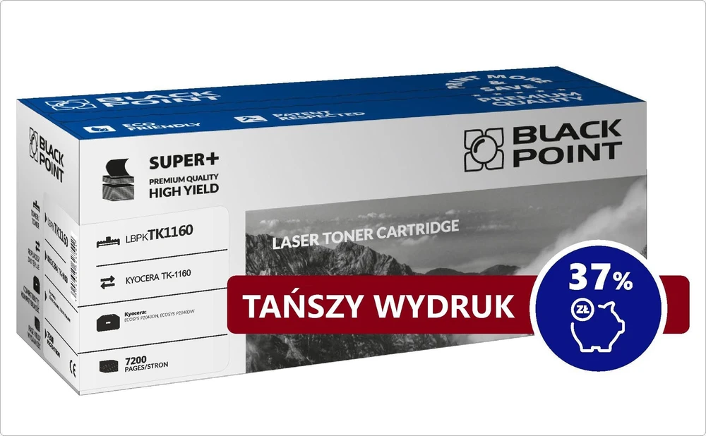 Black Point Juodas Point Toneris Juodas POINT LBPKTK1160 Kyocera TK-1160