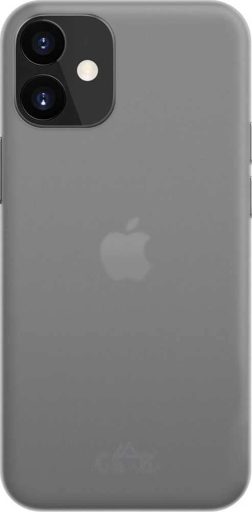 Wd Br Hama Juodas Rock "Ultra Thin Iced" GSM FUR DĖKLAS, skirtas iPhone 12 MINI, SKAIDRUMAS