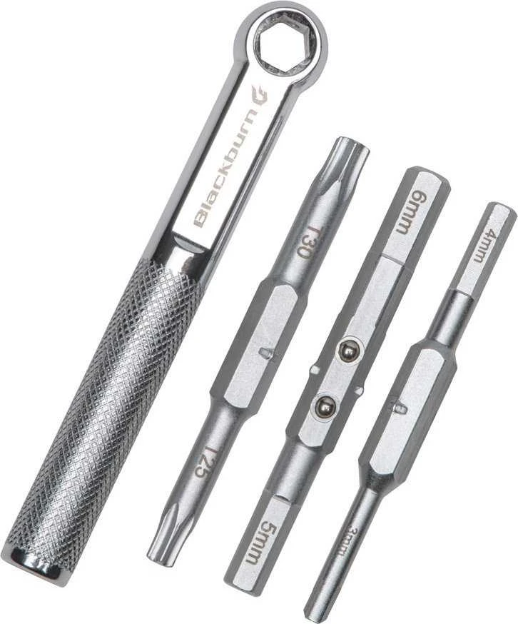 „Blackburn MINI SWITCH TOOL“ 4 funkcijų rankinis grafito spalvos raktas (NAUJIENA)