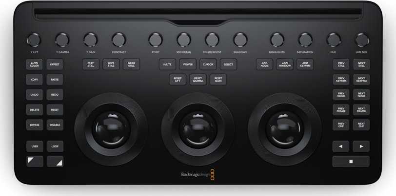 „Blackmagic Design DaVinci Resolve Micro Color Panel“ (EN)