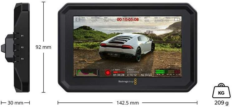 „Blackmagic Design“ PYXIS monitorius