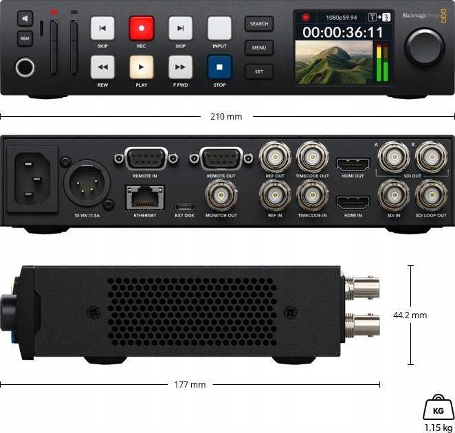 Blackmagic Design HyperDeck Studio HD plus