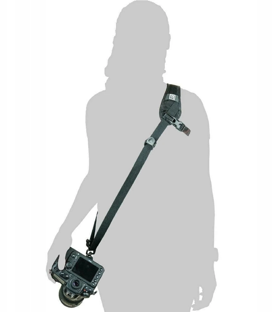 Kameros diržas - BlackRapid Curve Breathe Adjustable 91-167cm Right-Handed Juodas
