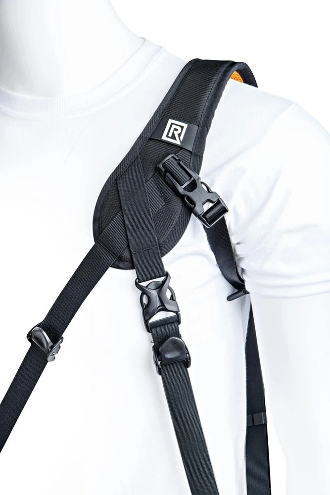 Diržas Kamerai - BlackRapid Hybrid-X Papildomas Patogumas Reguliuojamas Greito Atleidimo Juodas