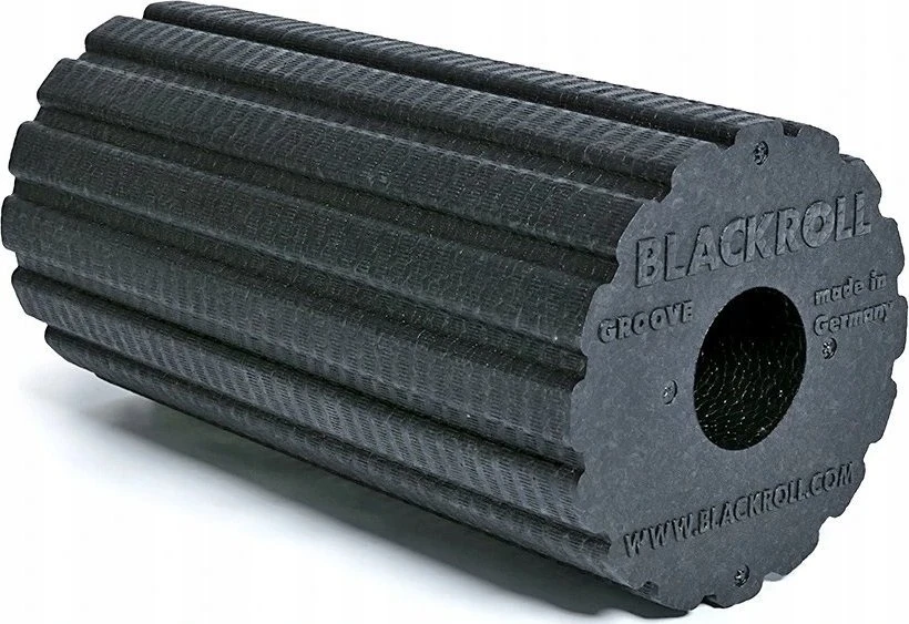 Masažinis volas BLACKROLL® GROOVE STANDARD, juodos spalvos