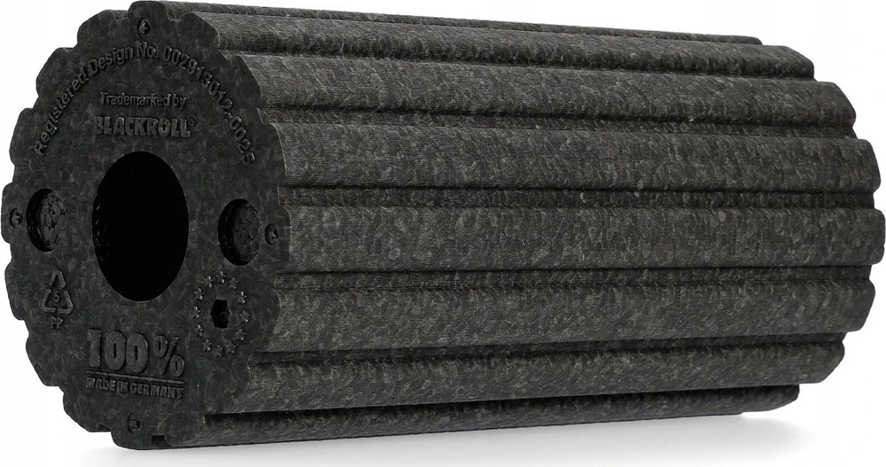 Masažinis volas BLACKROLL® GROOVE STANDARD, juodos spalvos