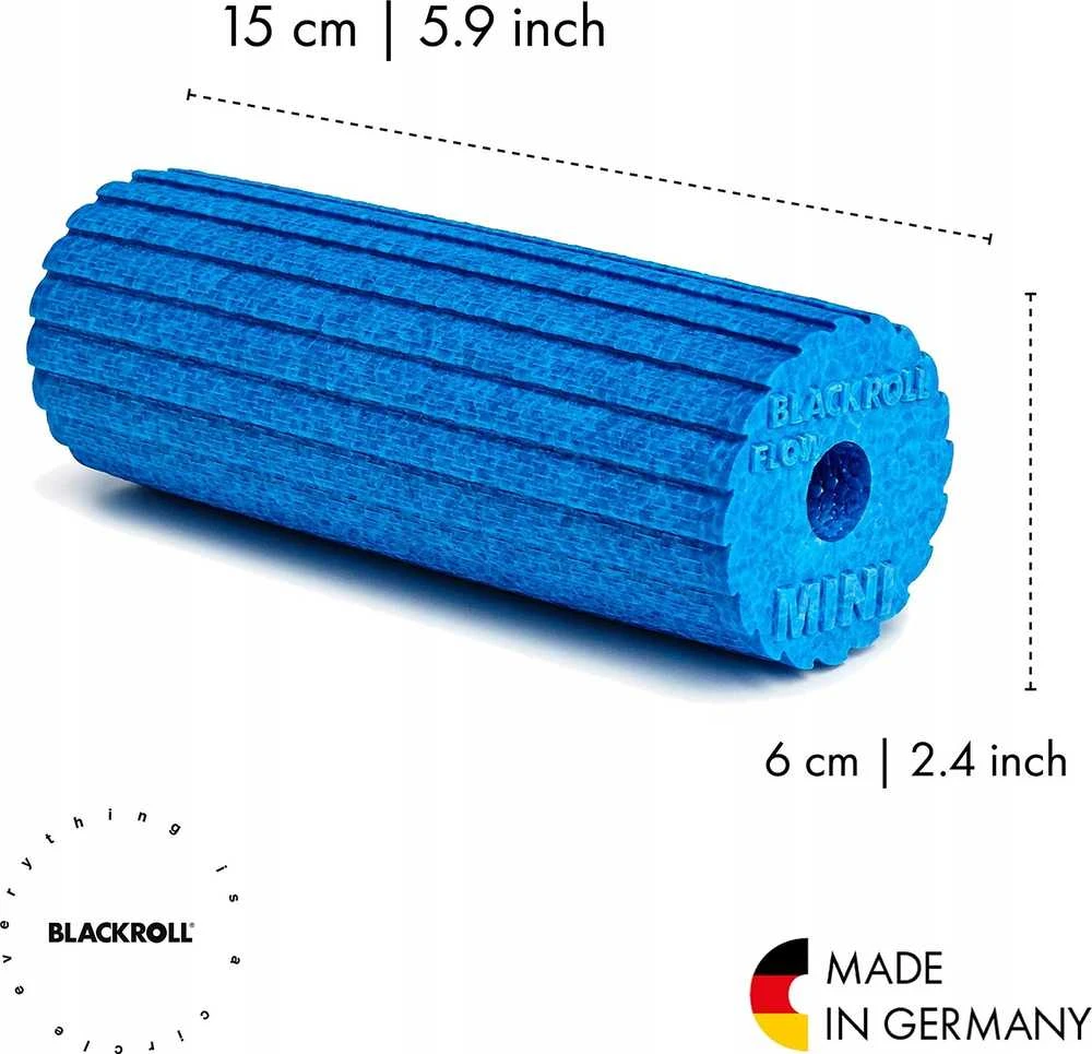 Masažinis volas BLACKROLL MINI FLOW, Mėlynas