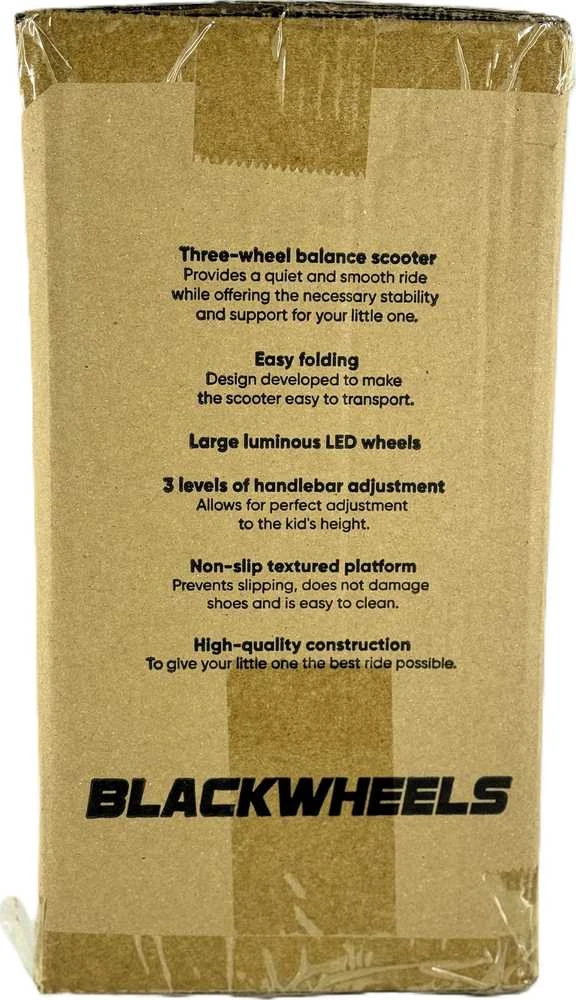 Blackwheels triratis paspirtukas Blink Pilkas