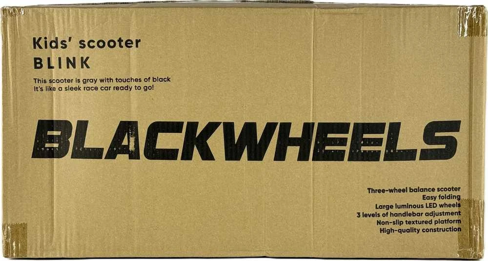Blackwheels triratis paspirtukas Blink Pilkas