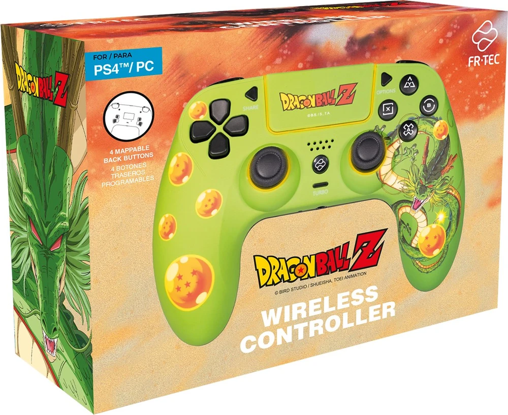 Carruzzo Blade Gaming DBPS4GP žaidimų valdiklis Žalia, Oranžinė „Bluetooth“ Žaidimų pultelis Analoginis / skaitmeninis PC, PlayStation 4
