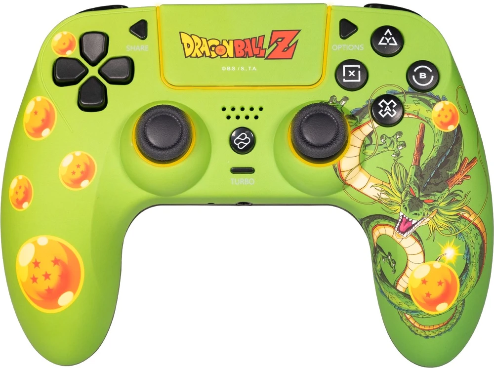 Carruzzo Blade Gaming DBPS4GP žaidimų valdiklis Žalia, Oranžinė „Bluetooth“ Žaidimų pultelis Analoginis / skaitmeninis PC, PlayStation 4