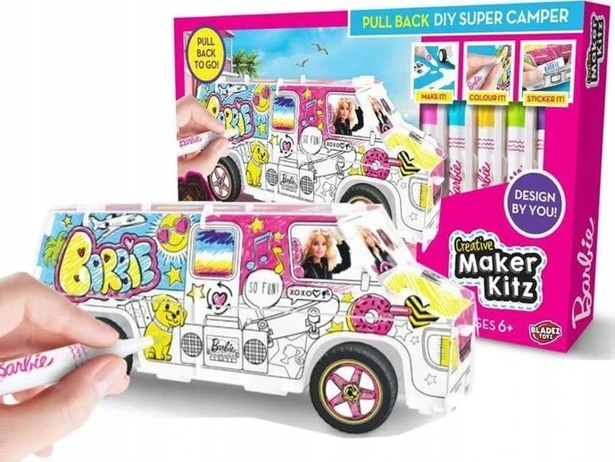 BLADEZ *****BARBIE Maker Kitz pomaluj kampera BTBA-M01Y