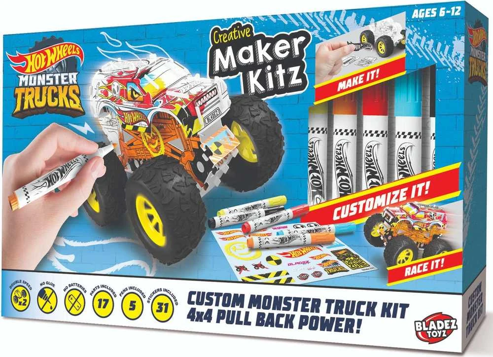 Bladez Monster Trucks Maker Kitz su žymekliais