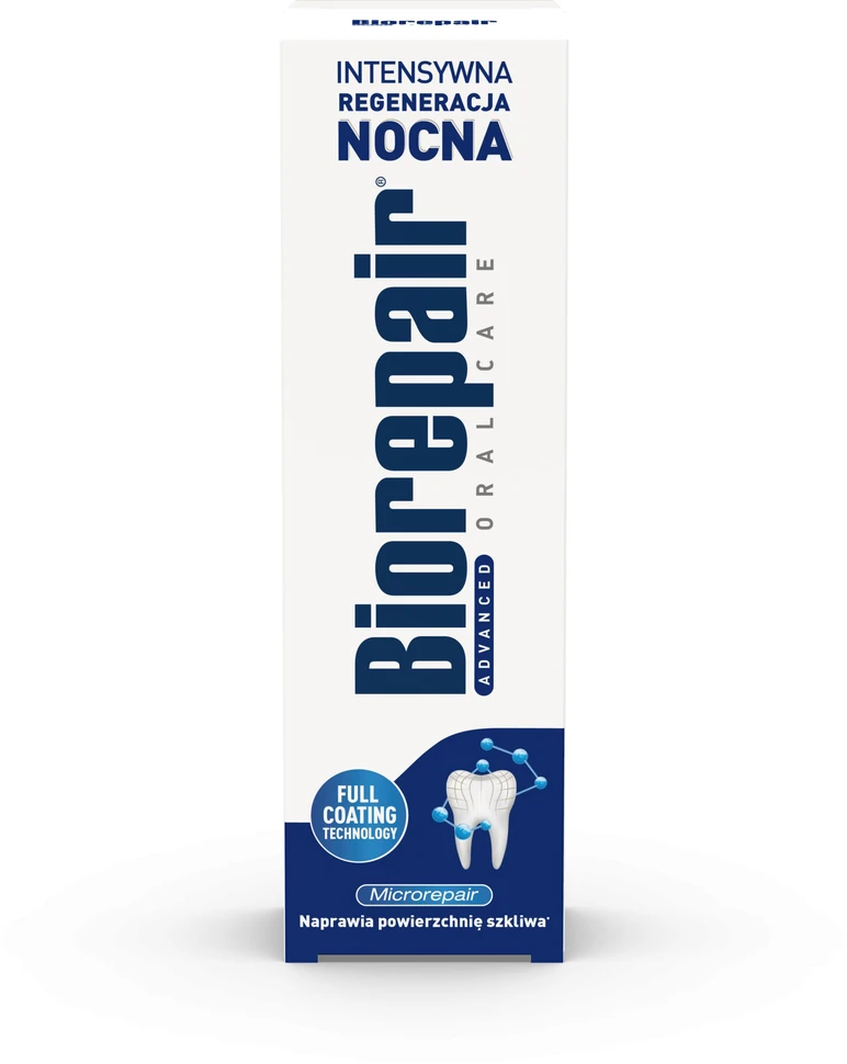 BlanX Biorepair burnos priežiūros dantų pasta naktinė 75ml