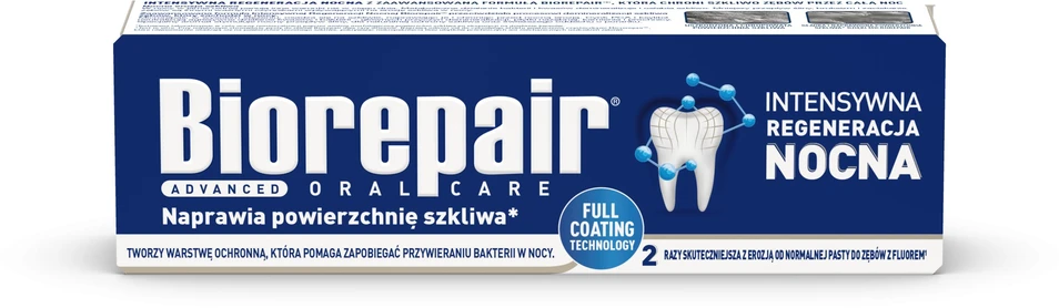 BlanX Biorepair burnos priežiūros dantų pasta naktinė 75ml