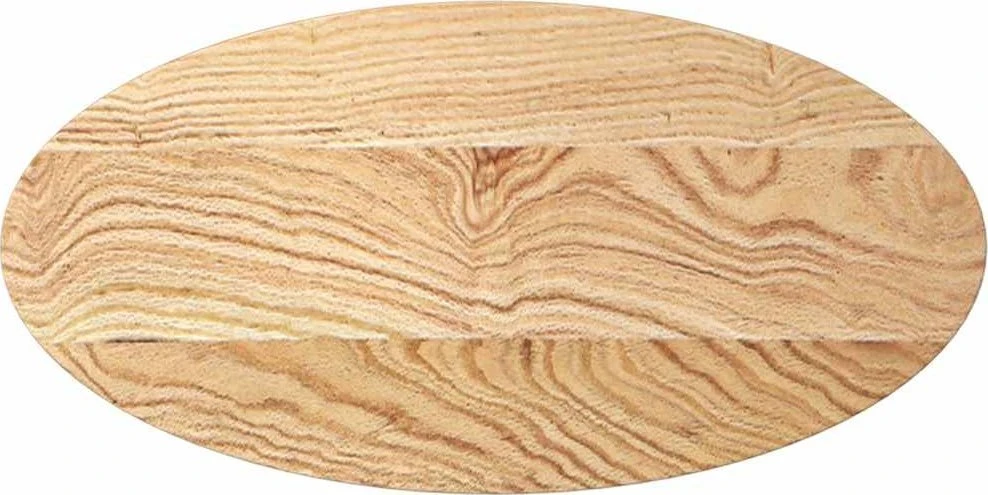 stalviršis 80x40x2 cm ąžuolo masyvo ovalus