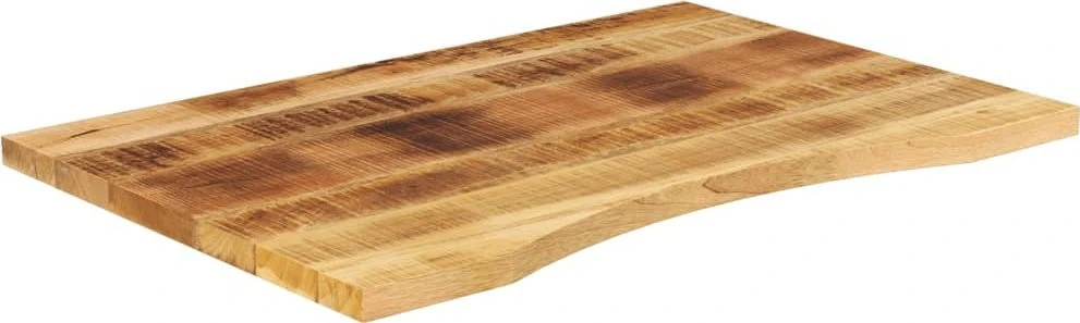 Rašomojo stalo stalviršis su linkiu, 90x60x2,5cm, mango masyvas