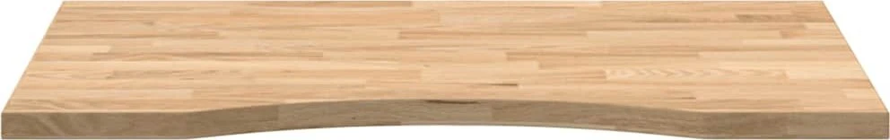 stalviršis neapdorotas 80x50x2,5 cm ąžuolo masyvo stačiakampis