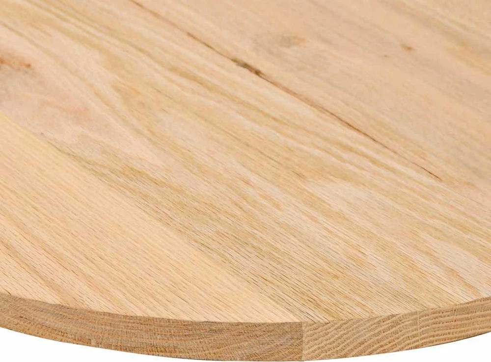 Stalviršis, 120x60x2 cm, ąžuolo medienos masyvas, ovalo formos