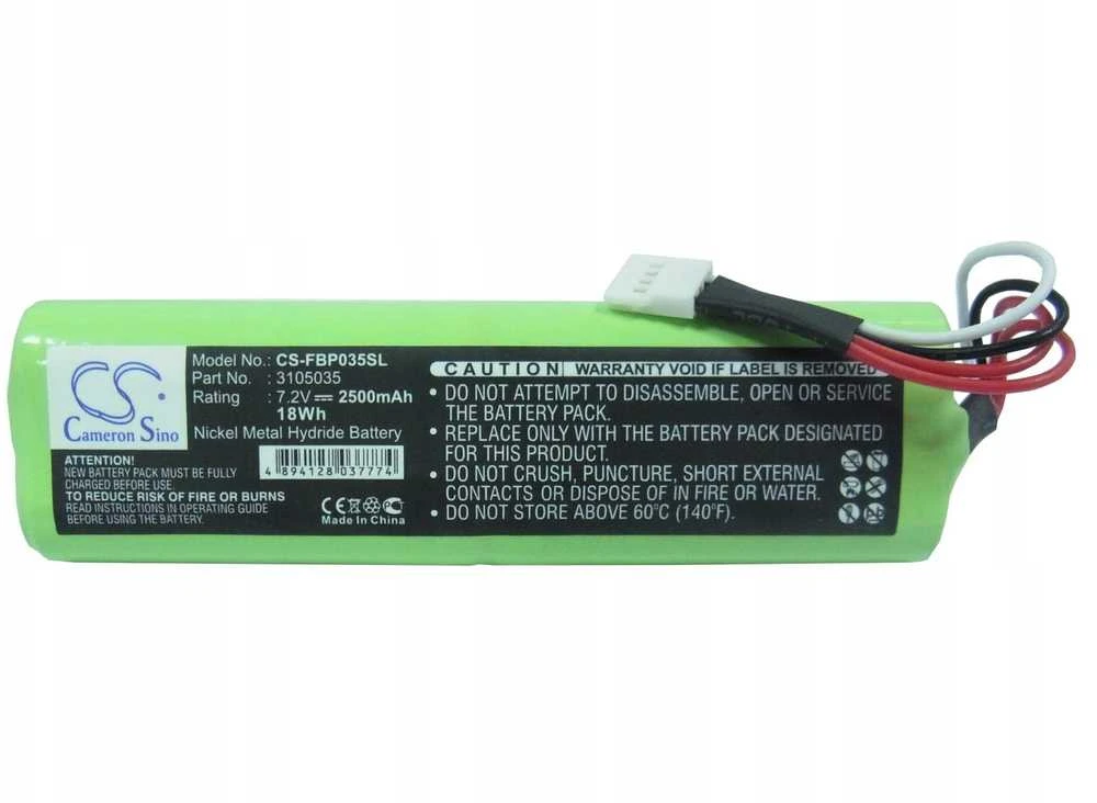 Blaupunkt Cameron Sino Technology Fluke 7,2 V 2500 mAh NiMh akumuliatorius, skirtas Ti-10, Ti-20, Ti-25, 3105035
