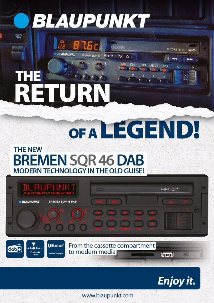 Blaupunkt automagnetola BLAUPUNKT Bremen SQR46 DAB