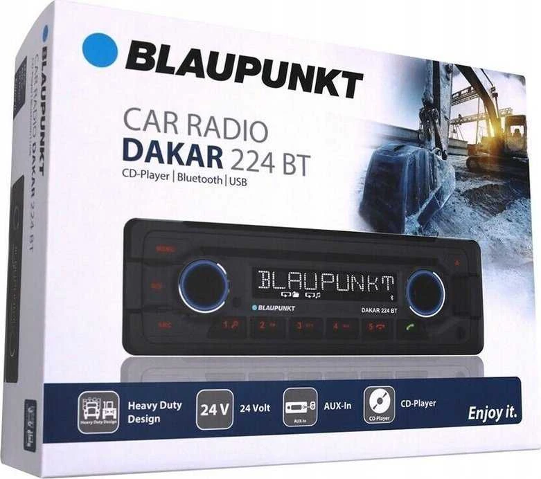 Automagnetola Radijas Blaupunkt BLAUPUNKT Dakar 224 BT - 24V / Heavy Duty / Bluetooth