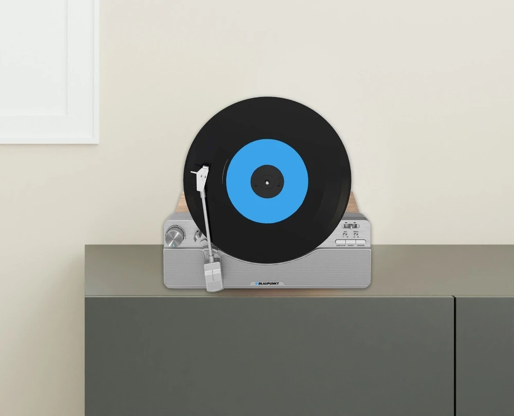 Patefonas Blaupunkt VT100SL su Bluetooth, sidabrinis