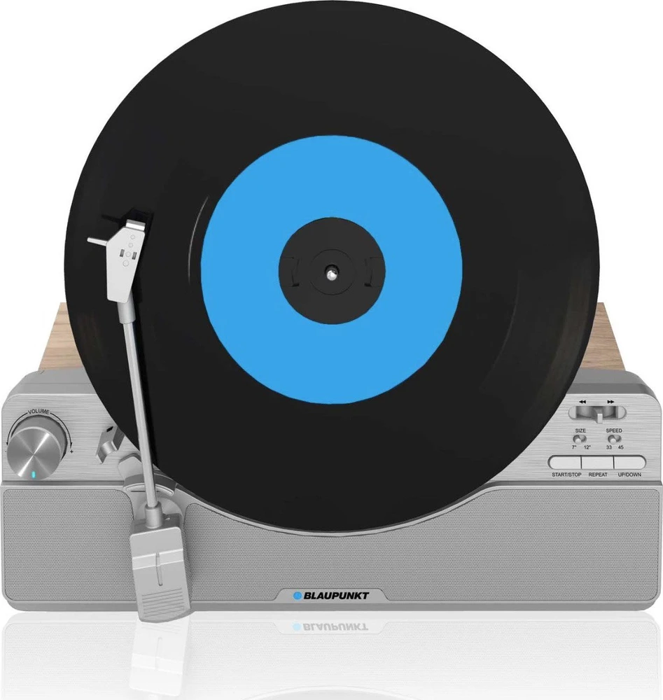 Patefonas Blaupunkt VT100SL su Bluetooth, sidabrinis