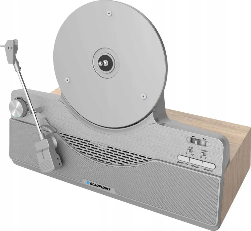 Patefonas Blaupunkt VT100SL su Bluetooth, sidabrinis