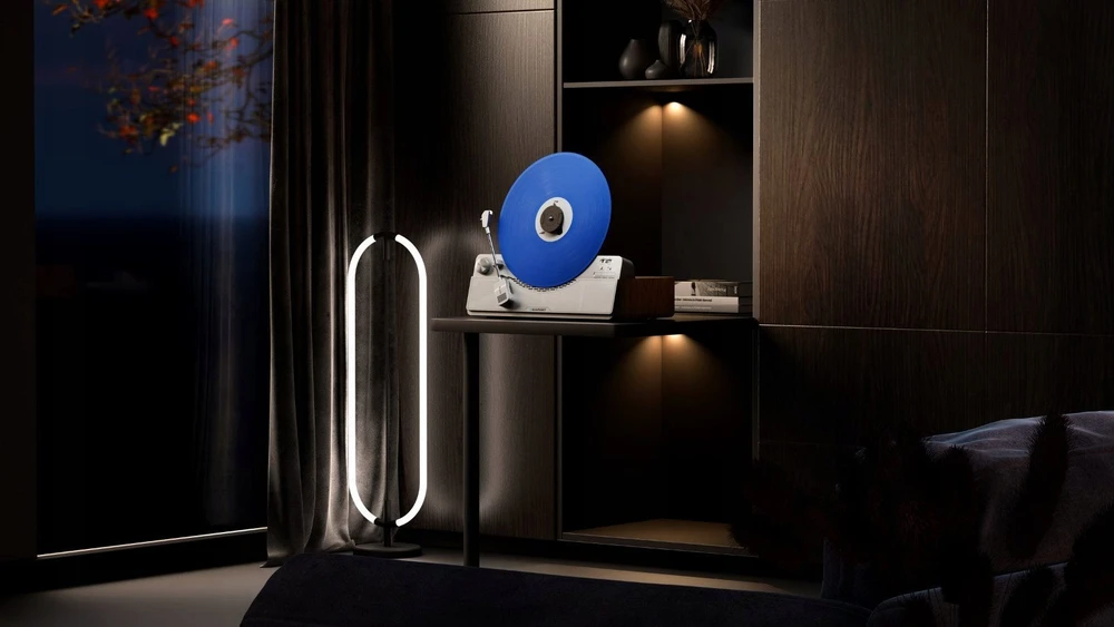 Patefonas Blaupunkt VT100SL su Bluetooth, sidabrinis